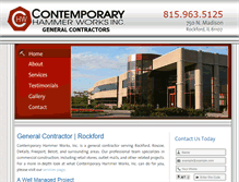 Tablet Screenshot of chwcontractors.com
